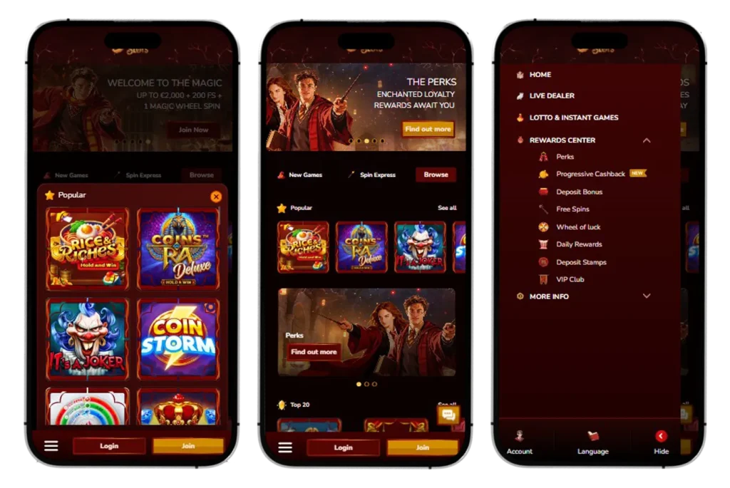 Potter Slots Casino app